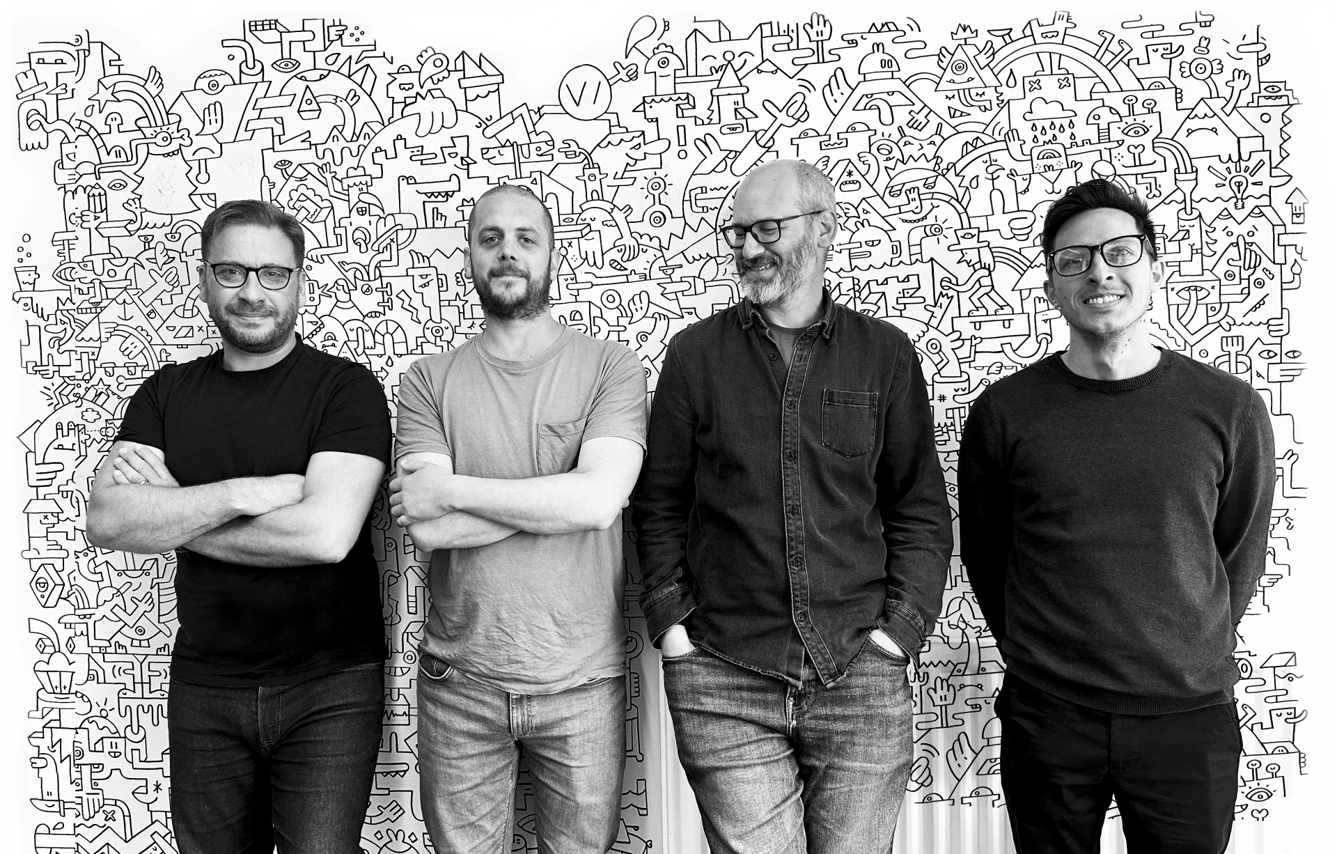 Studio group shot feathered pbwgky