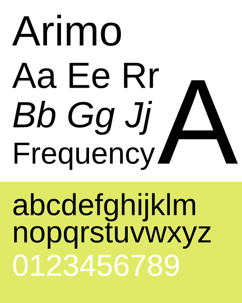 File:Arimo-sample.svg