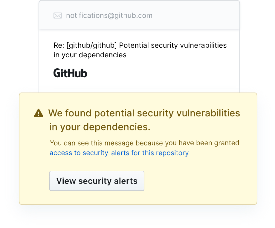 Dependabot alerts