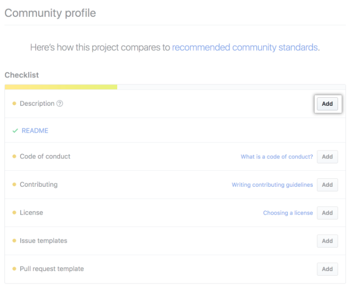 Checkliste für Community-Profile mit empfohlenen Community-Standards für Betreuer